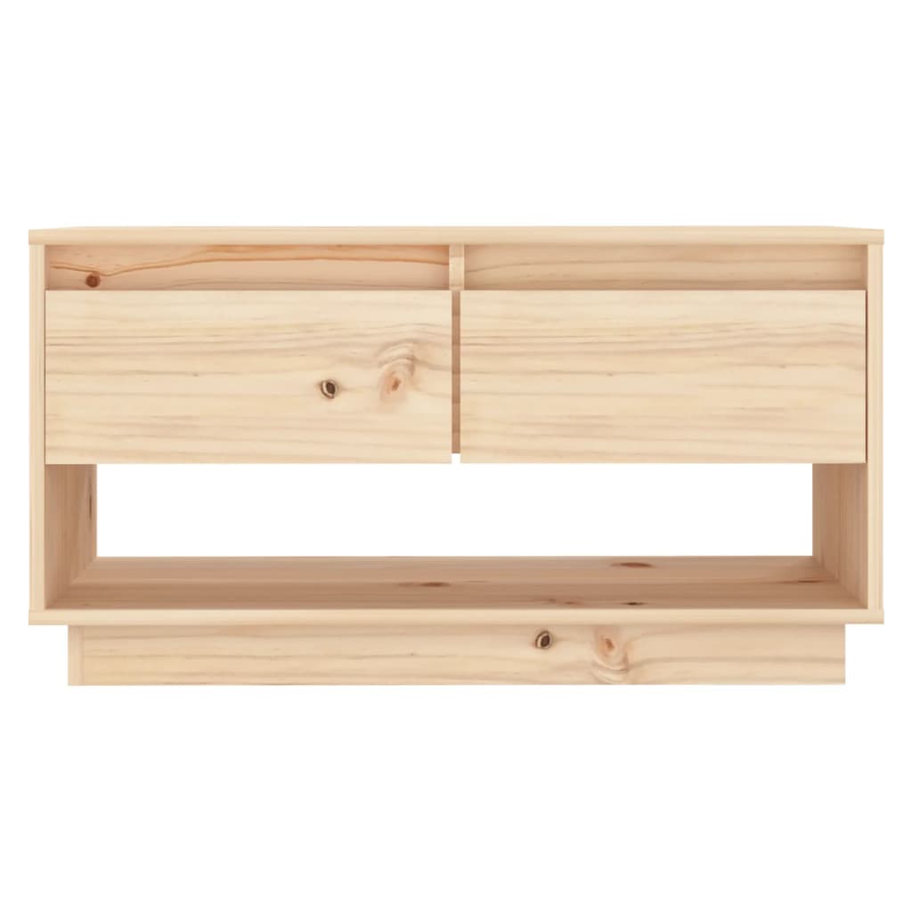 vidaXL Comodă TV, 74x34x40 cm, lemn masiv de pin
