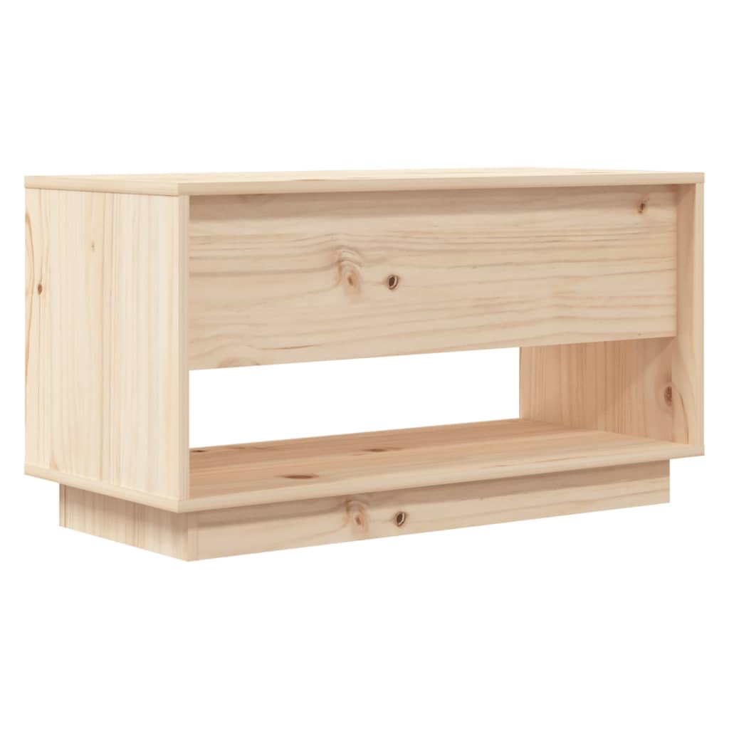vidaXL Comodă TV, 74x34x40 cm, lemn masiv de pin