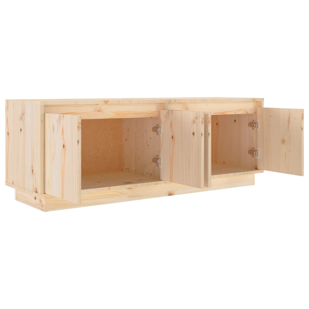 vidaXL Comodă TV, 110x34x40 cm, lemn masiv de pin
