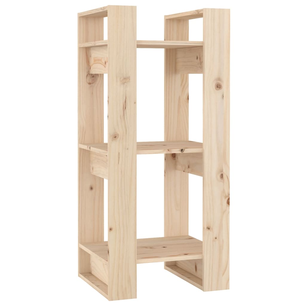 vidaXL Bibliotecă/Separator cameră, 41x35x91 cm, lemn masiv pin vidaXL Bibliotecă/Separator cameră, 41x35x91 cm, lemn masiv pin