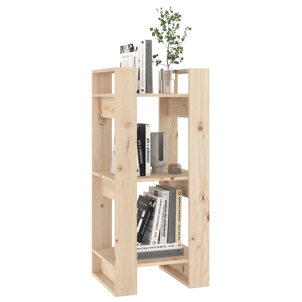vidaXL Bibliotecă/Separator cameră, 41x35x91 cm, lemn masiv pin vidaXL Bibliotecă/Separator cameră, 41x35x91 cm, lemn masiv pin