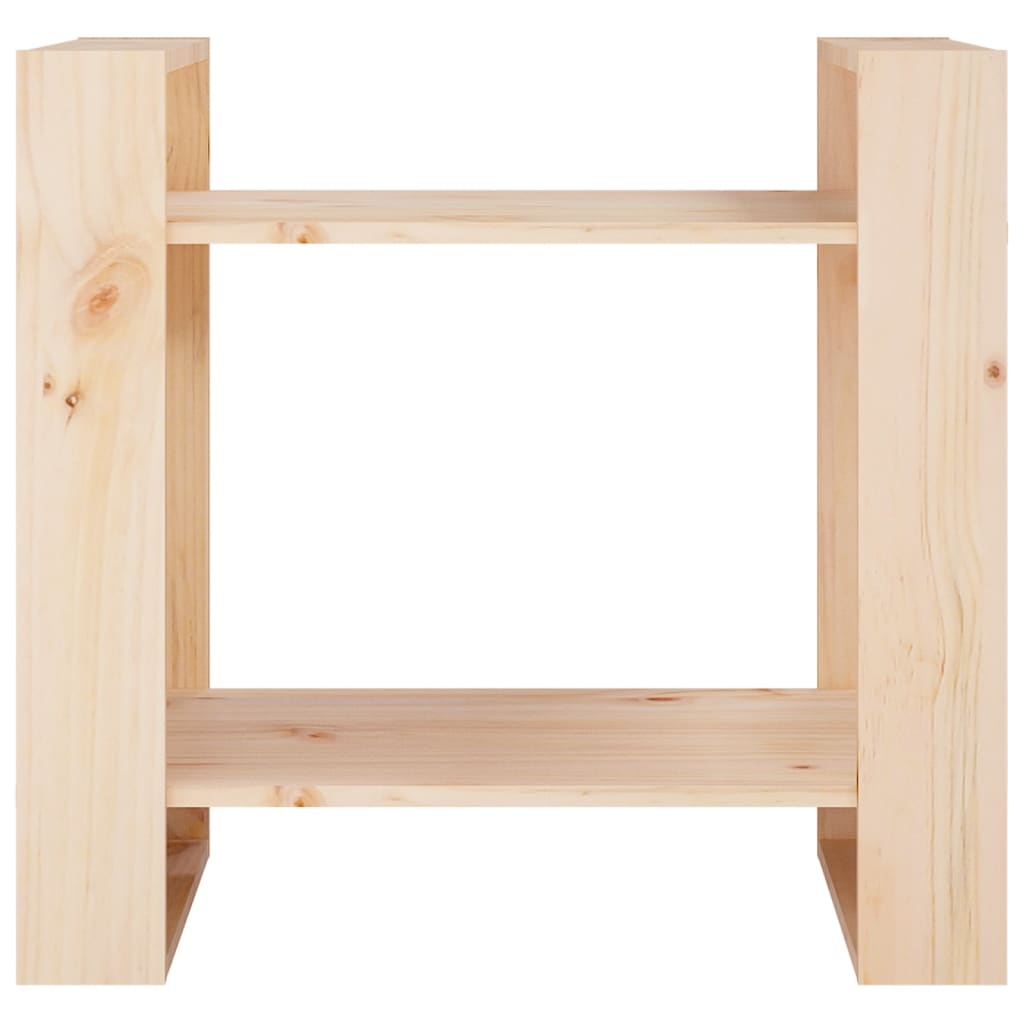 vidaXL Bibliotecă/Separator cameră, 60x35x57 cm, lemn masiv pin