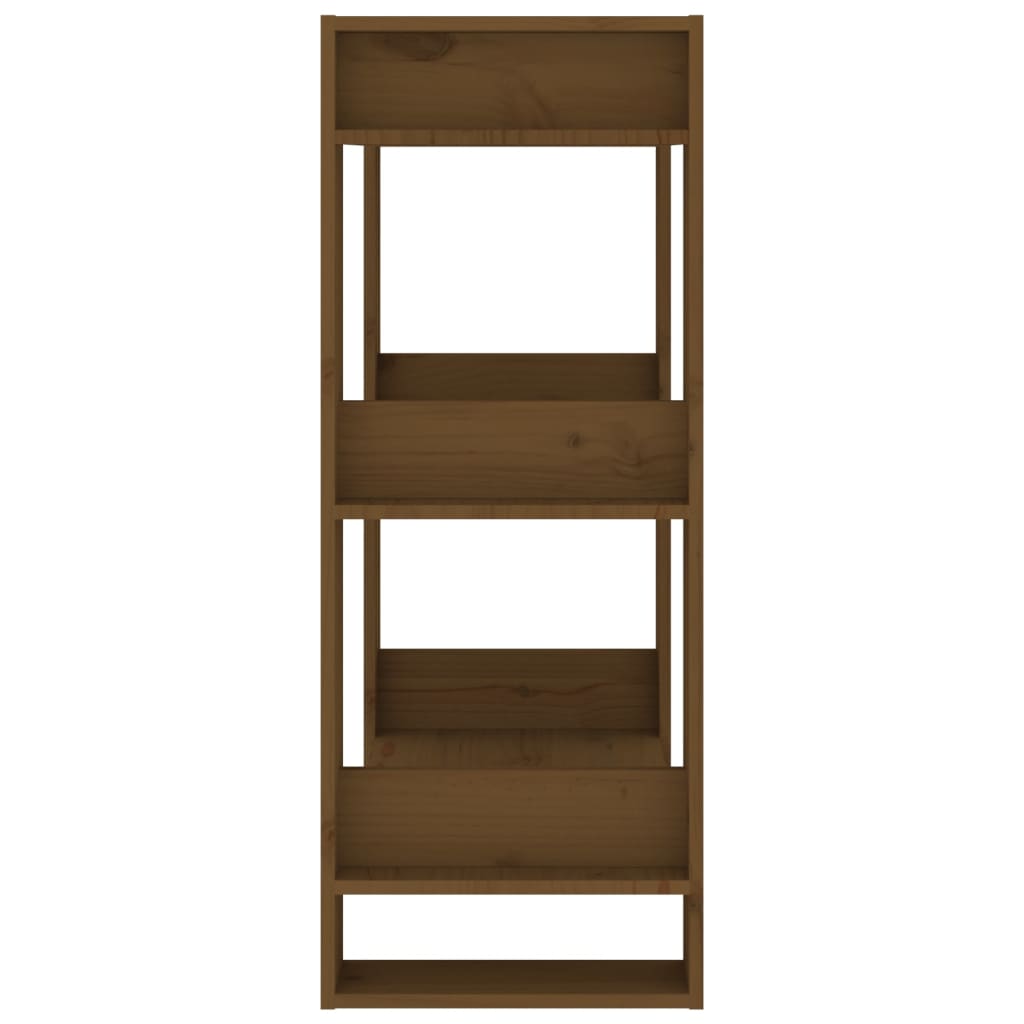 vidaXL Bibliotecă/Separator cameră, maro miere, 60x35x91 cm lemn pin vidaXL Bibliotecă/Separator cameră, maro miere, 60x35x91 cm lemn pin