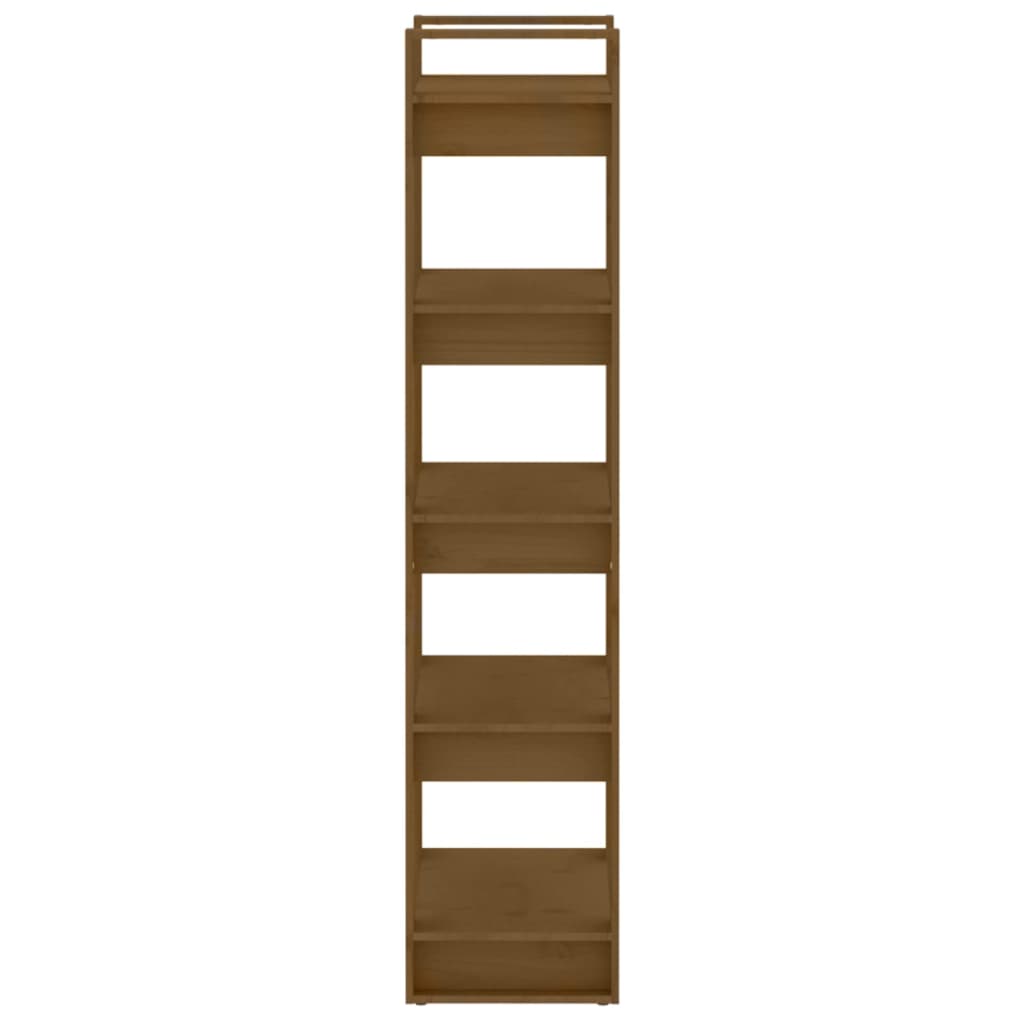 vidaXL Bibliotecă/Separator cameră, maro miere, 60x35x160 cm lemn vidaXL Bibliotecă/Separator cameră, maro miere, 60x35x160 cm lemn