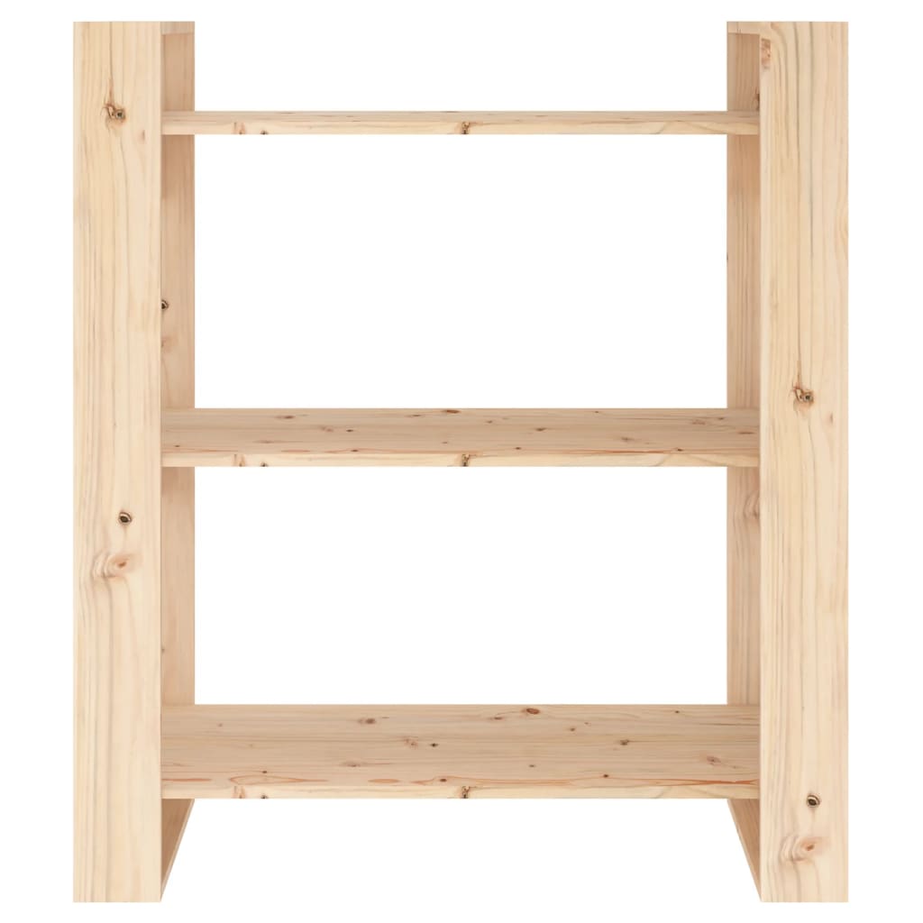 vidaXL Bibliotecă/Separator cameră, 80x35x91 cm, lemn masiv de pin vidaXL Bibliotecă/Separator cameră, 80x35x91 cm, lemn masiv de pin