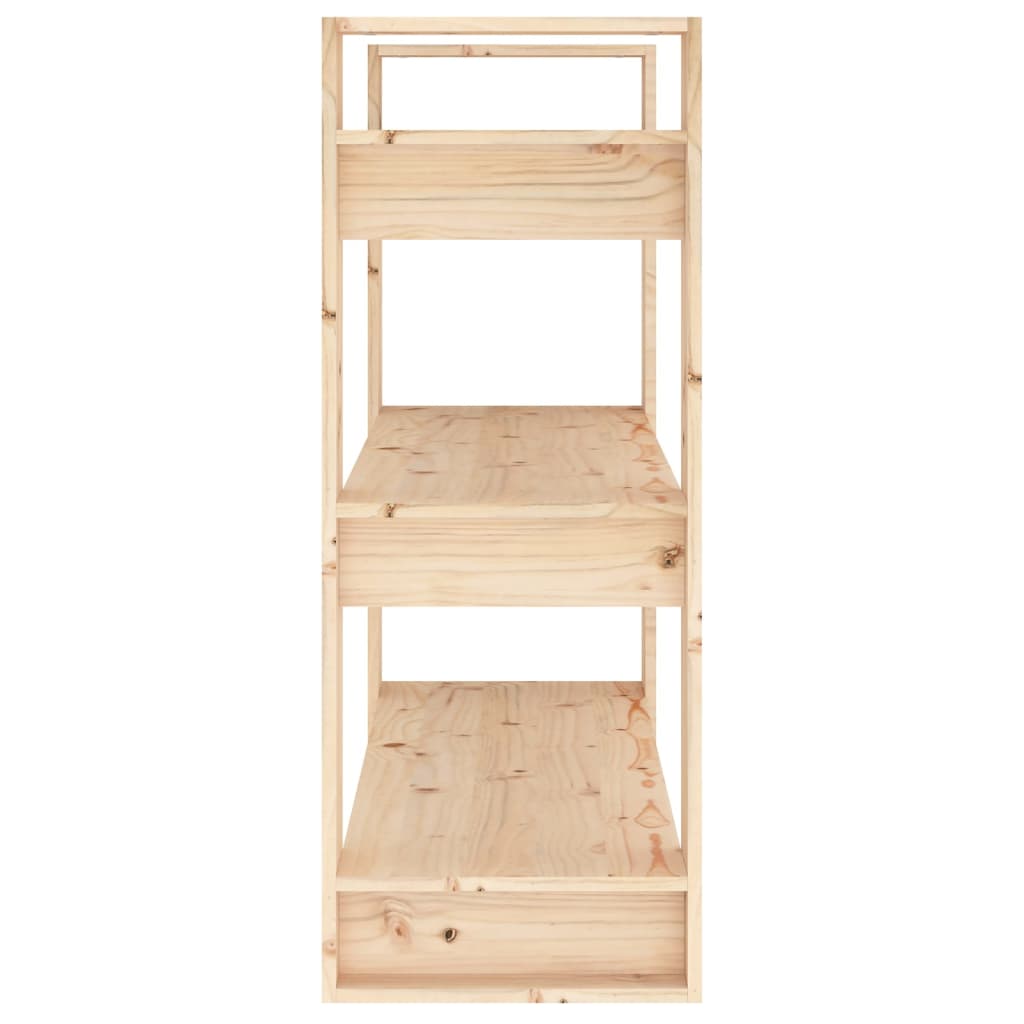 vidaXL Bibliotecă/Separator cameră, 80x35x91 cm, lemn masiv de pin vidaXL Bibliotecă/Separator cameră, 80x35x91 cm, lemn masiv de pin