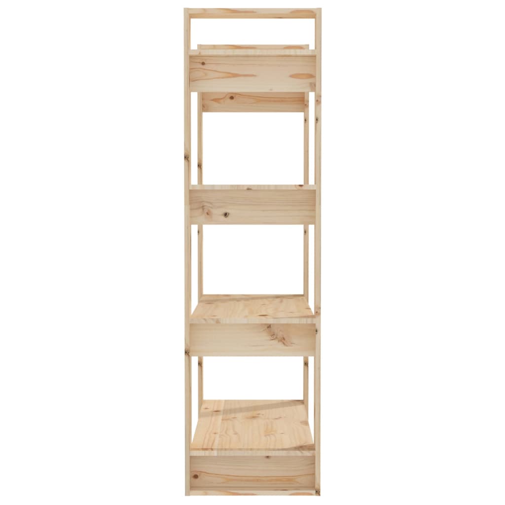 vidaXL Bibliotecă/Separator cameră, 80x35x125 cm, lemn masiv de pin