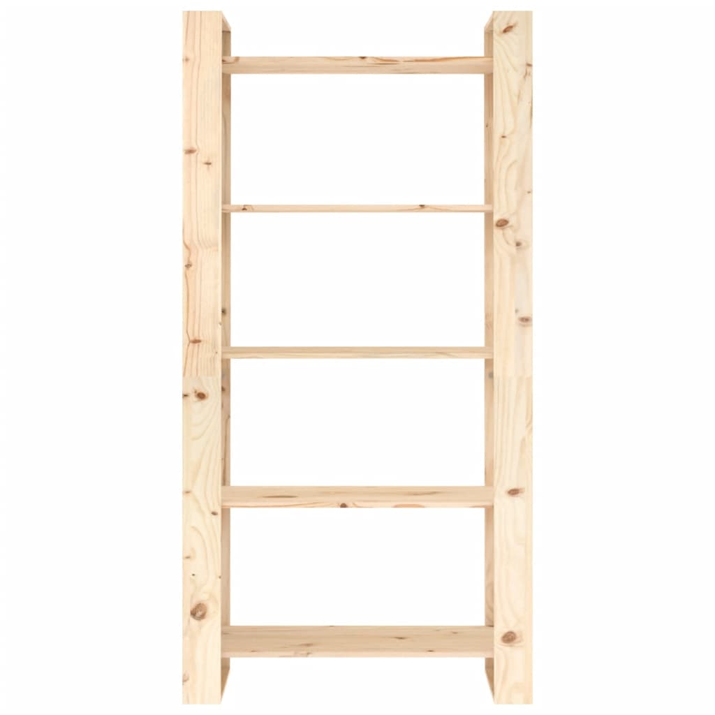 vidaXL Bibliotecă/Separator cameră, 80x35x160 cm, lemn masiv de pin