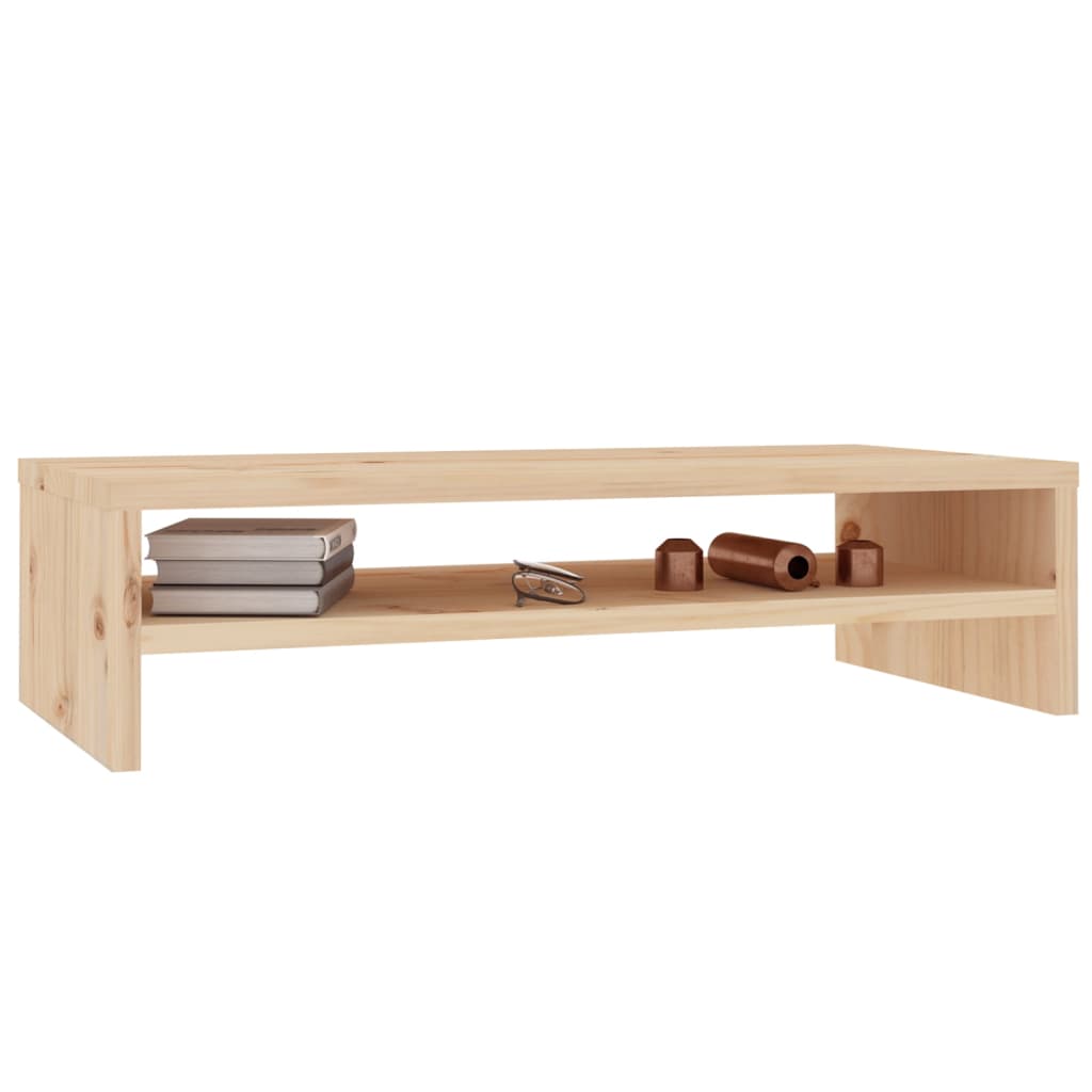 vidaXL Stand pentru monitor, 50x24x13 cm, lemn masiv de pin