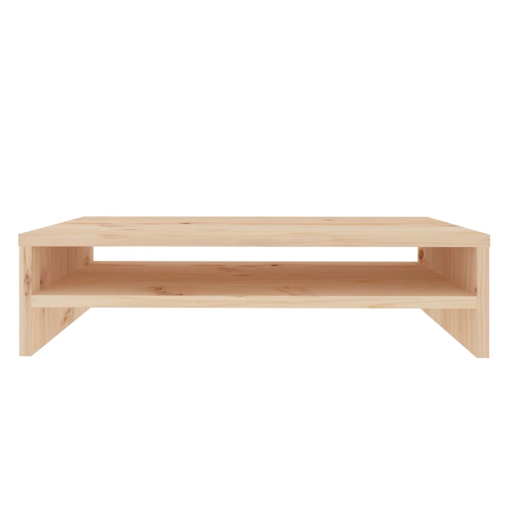 vidaXL Stand pentru monitor, 50x24x13 cm, lemn masiv de pin