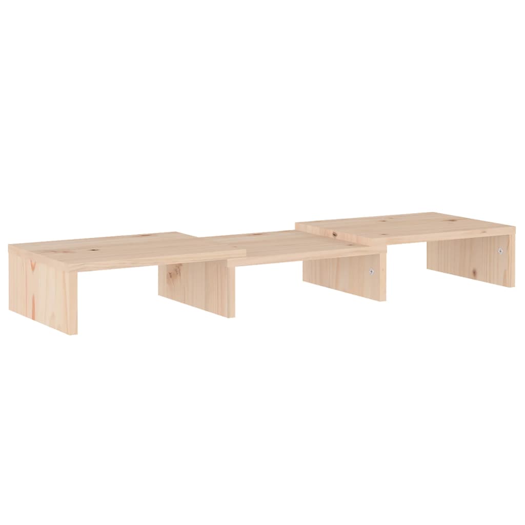 vidaXL Stand pentru monitor, 60x24x10,5 cm, lemn masiv de pin vidaXL Stand pentru monitor, 60x24x10,5 cm, lemn masiv de pin