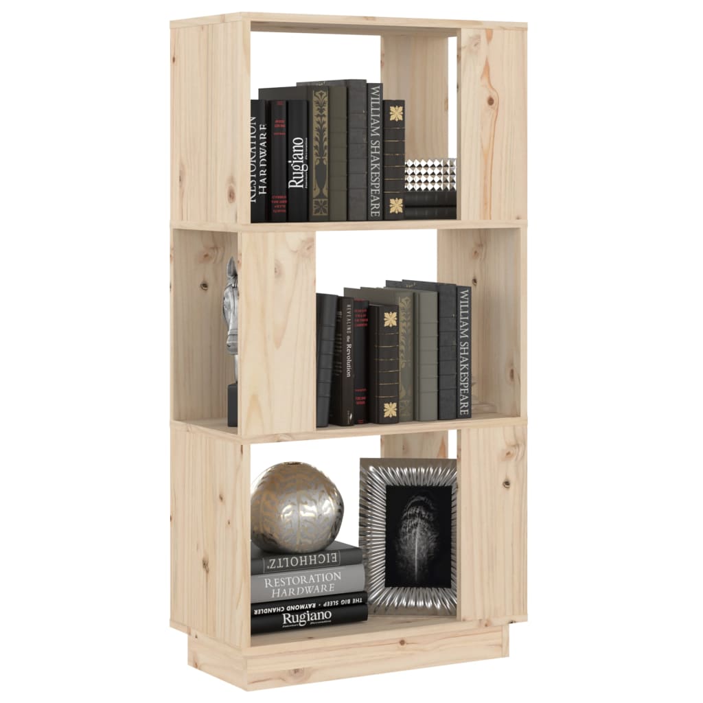 vidaXL Bibliotecă/Separator cameră, 51x25x101 cm lemn masiv pin vidaXL Bibliotecă/Separator cameră, 51x25x101 cm lemn masiv pin