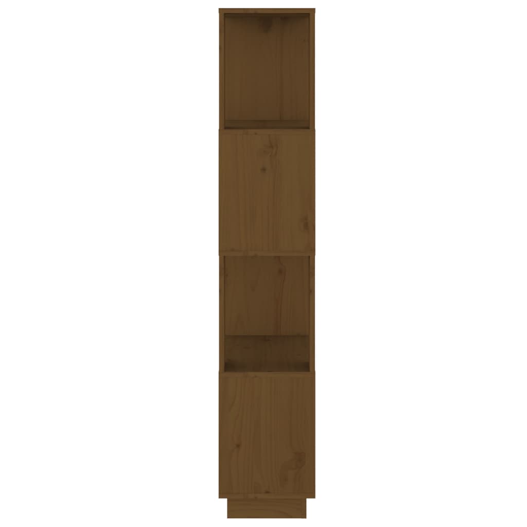 vidaXL Bibliotecă/Separator cameră maro miere 51x25x132 cm lemn pin vidaXL Bibliotecă/Separator cameră maro miere 51x25x132 cm lemn pin