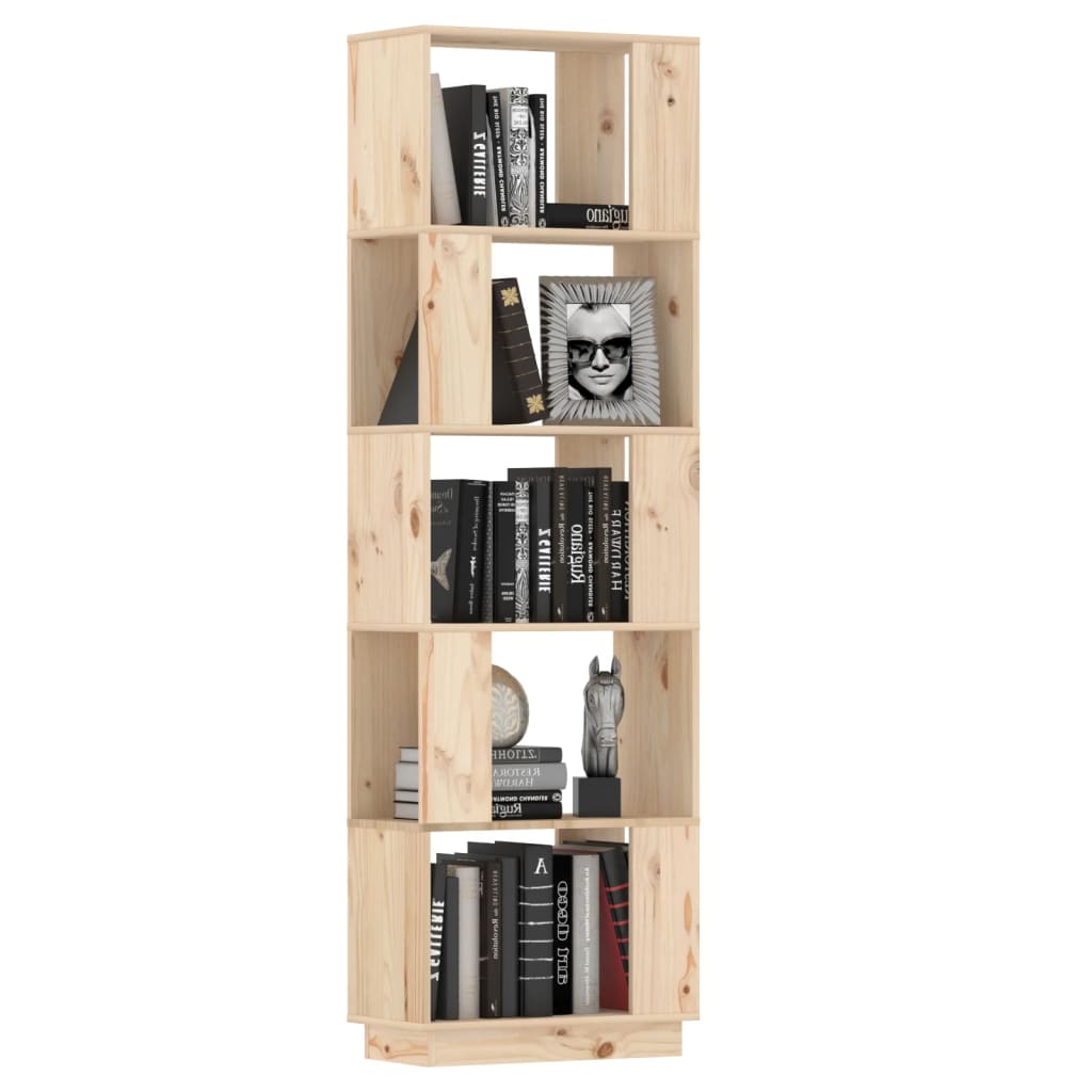 vidaXL Bibliotecă/Separator cameră, 51x25x163,5 cm lemn masiv pin