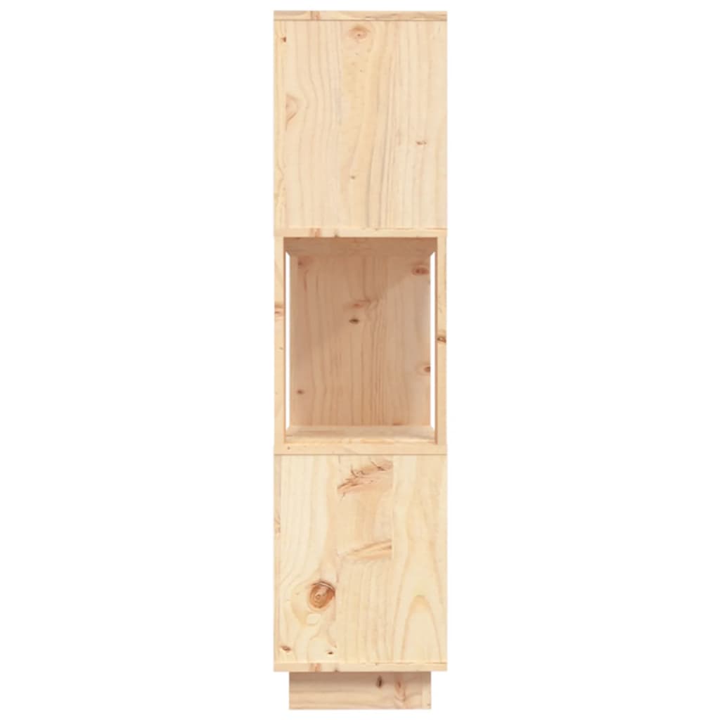 vidaXL Bibliotecă/Separator cameră, 80x25x101 cm, lemn masiv pin vidaXL Bibliotecă/Separator cameră, 80x25x101 cm, lemn masiv pin