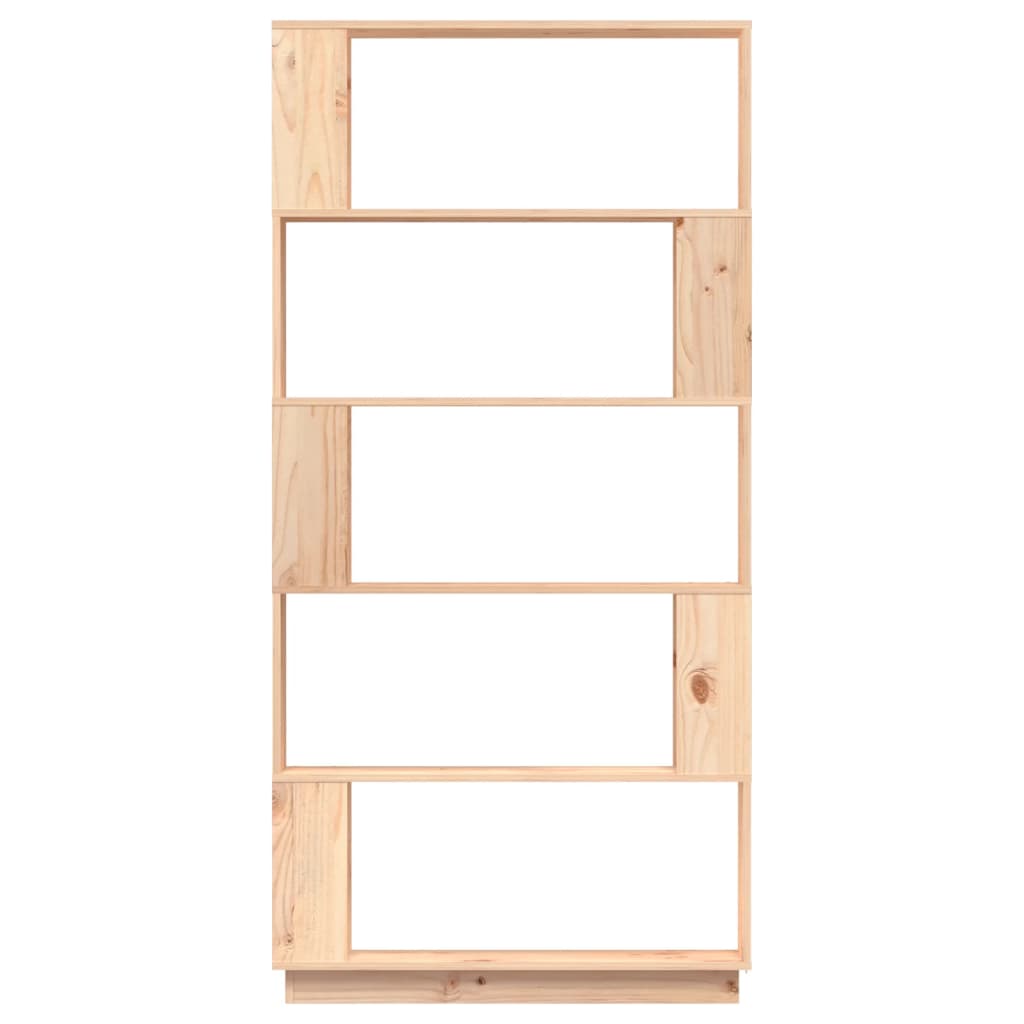 vidaXL Bibliotecă/Separator cameră, 80x25x132 cm lemn masiv pin vidaXL Bibliotecă/Separator cameră, 80x25x132 cm lemn masiv pin