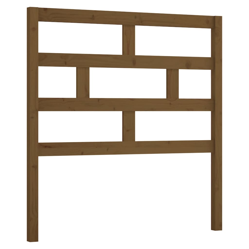vidaXL Tăblie de pat, maro miere, 106x4x100 cm, lemn masiv de pin vidaXL Tăblie de pat, maro miere, 106x4x100 cm, lemn masiv de pin