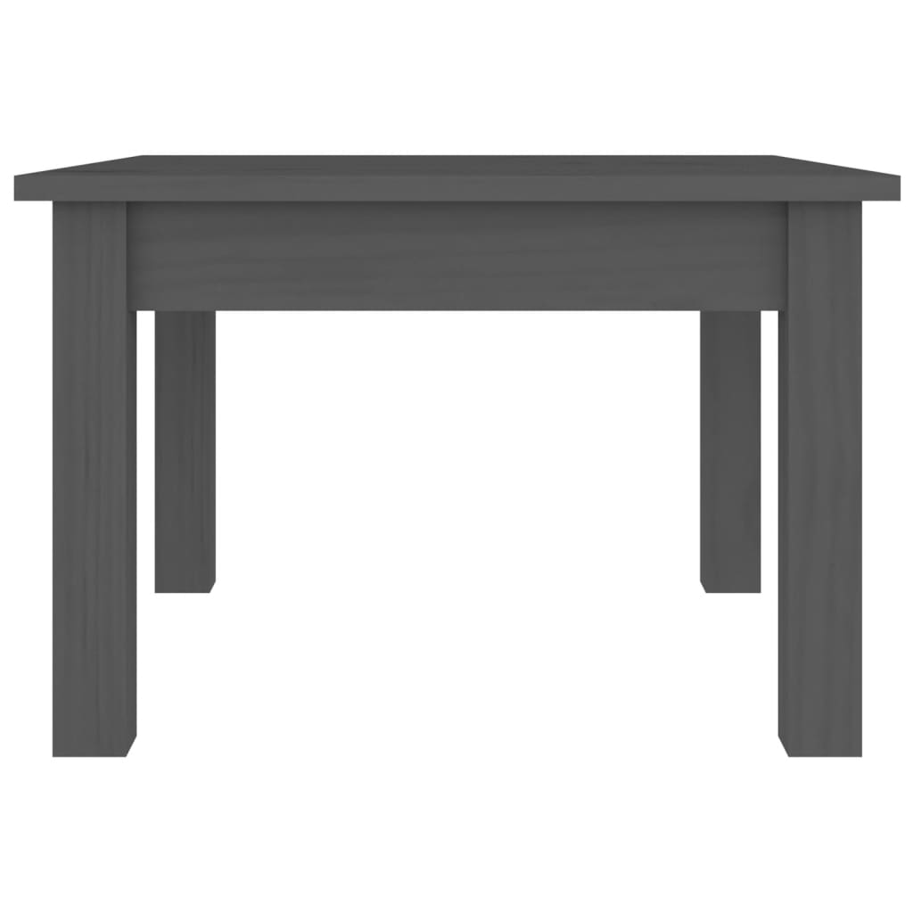 vidaXL Măsuță de cafea, gri, 45x45x30 cm, lemn masiv de pin vidaXL Măsuță de cafea, gri, 45x45x30 cm, lemn masiv de pin