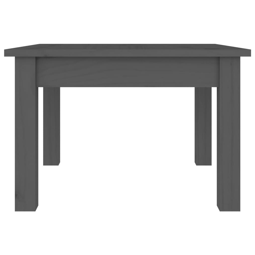 vidaXL Măsuță de cafea, gri, 45x45x30 cm, lemn masiv de pin vidaXL Măsuță de cafea, gri, 45x45x30 cm, lemn masiv de pin