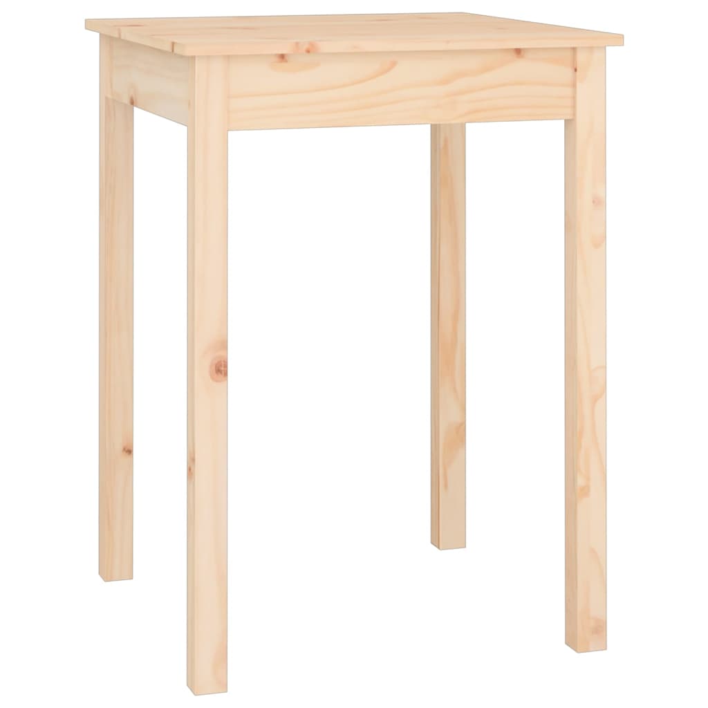 vidaXL Masă de sufragerie, 55x55x75 cm, lemn masiv de pin vidaXL Masă de sufragerie, 55x55x75 cm, lemn masiv de pin