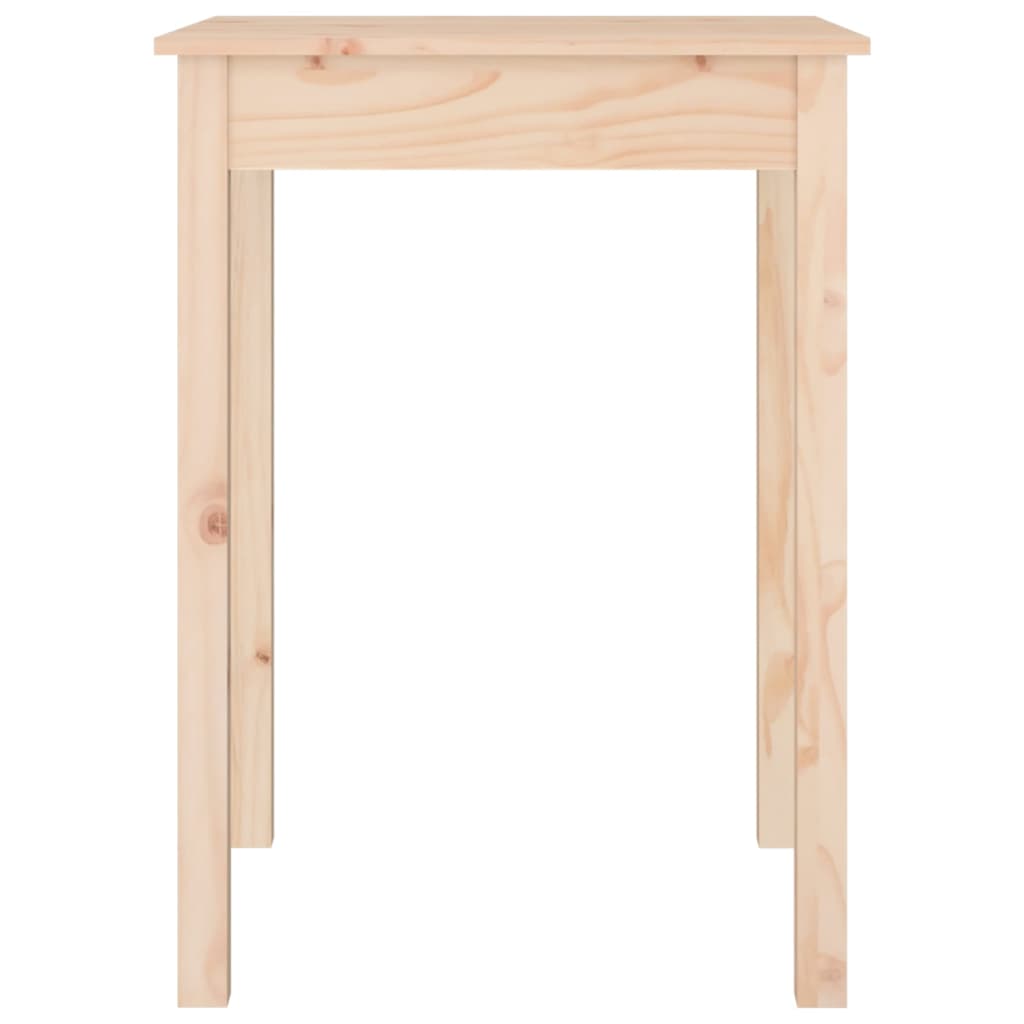 vidaXL Masă de sufragerie, 55x55x75 cm, lemn masiv de pin vidaXL Masă de sufragerie, 55x55x75 cm, lemn masiv de pin