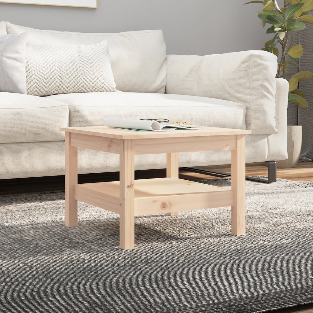 idaXL Măsuță de cafea, 55x55x40 cm, din lemn masiv de pin idaXL Măsuță de cafea, 55x55x40 cm, din lemn masiv de pin