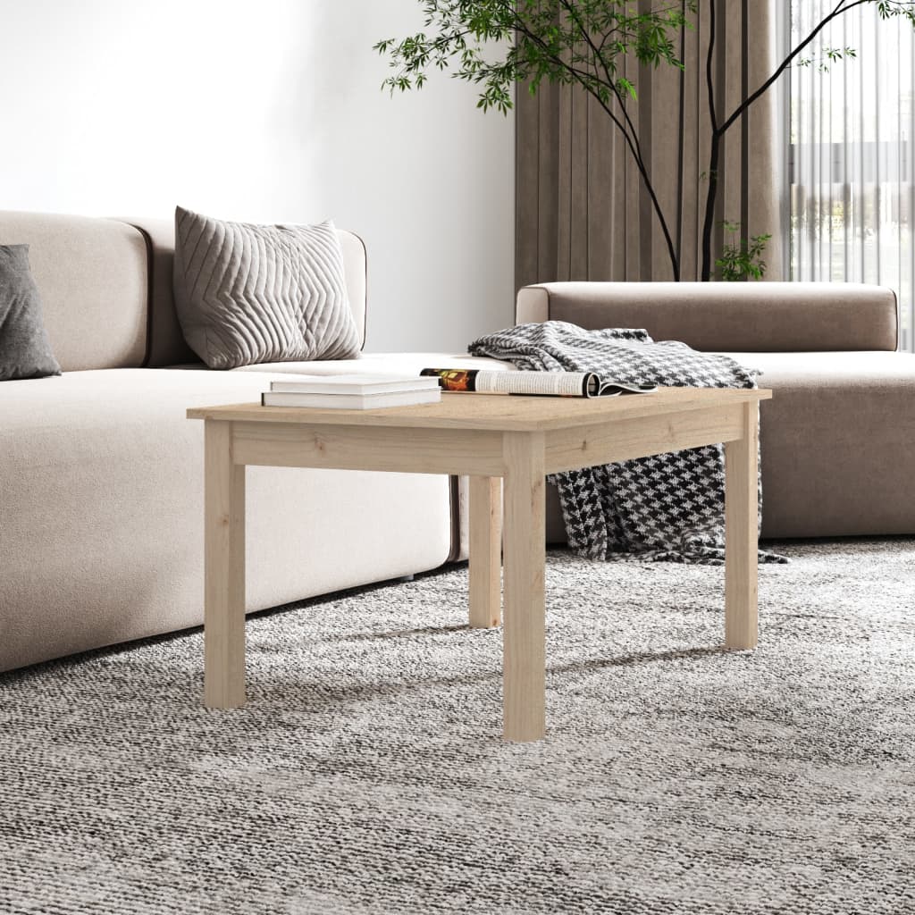 vidaXL Măsuță de cafea, 80x50x40 cm, lemn masiv de pin vidaXL Măsuță de cafea, 80x50x40 cm, lemn masiv de pin