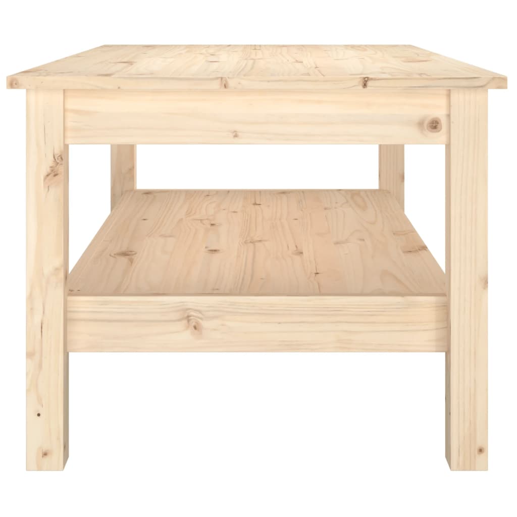 vidaXL Măsuță de cafea, 80x50x40 cm, lemn masiv de pin vidaXL Măsuță de cafea, 80x50x40 cm, lemn masiv de pin