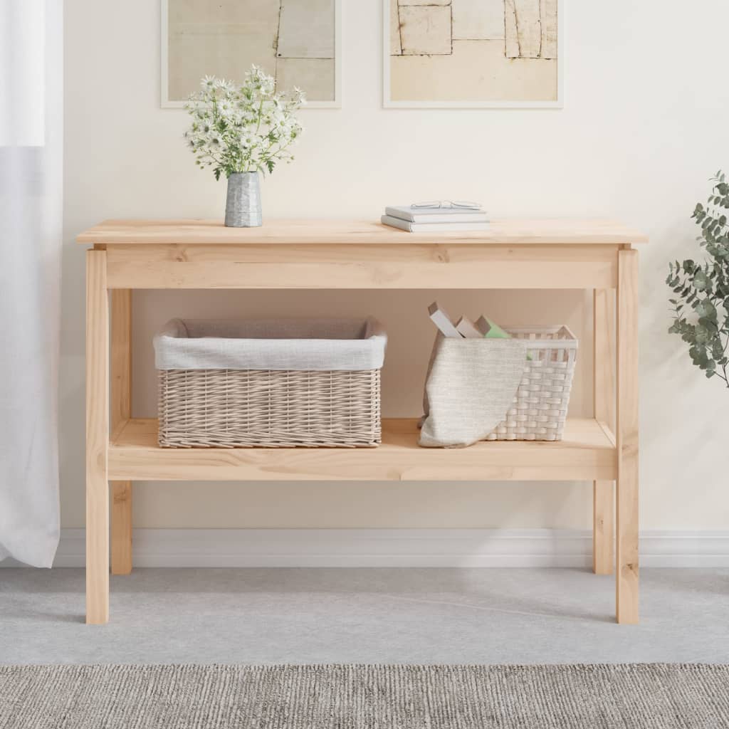 vidaXL Masă consolă, 110x40x75 cm, lemn masiv de pin vidaXL Masă consolă, 110x40x75 cm, lemn masiv de pin