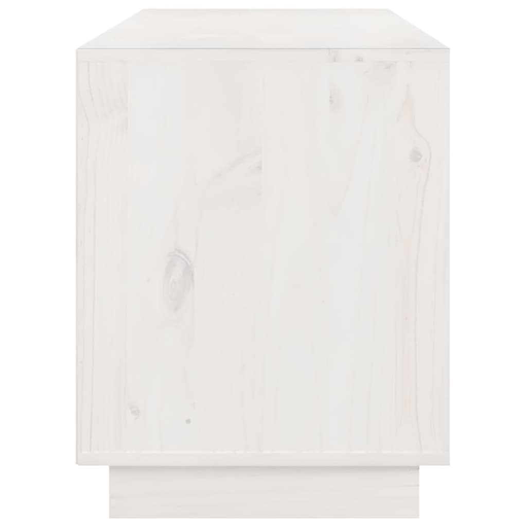 vidaXL Comodă TV, alb, 176x37x47,5 cm, lemn masiv de pin vidaXL Comodă TV, alb, 176x37x47,5 cm, lemn masiv de pin
