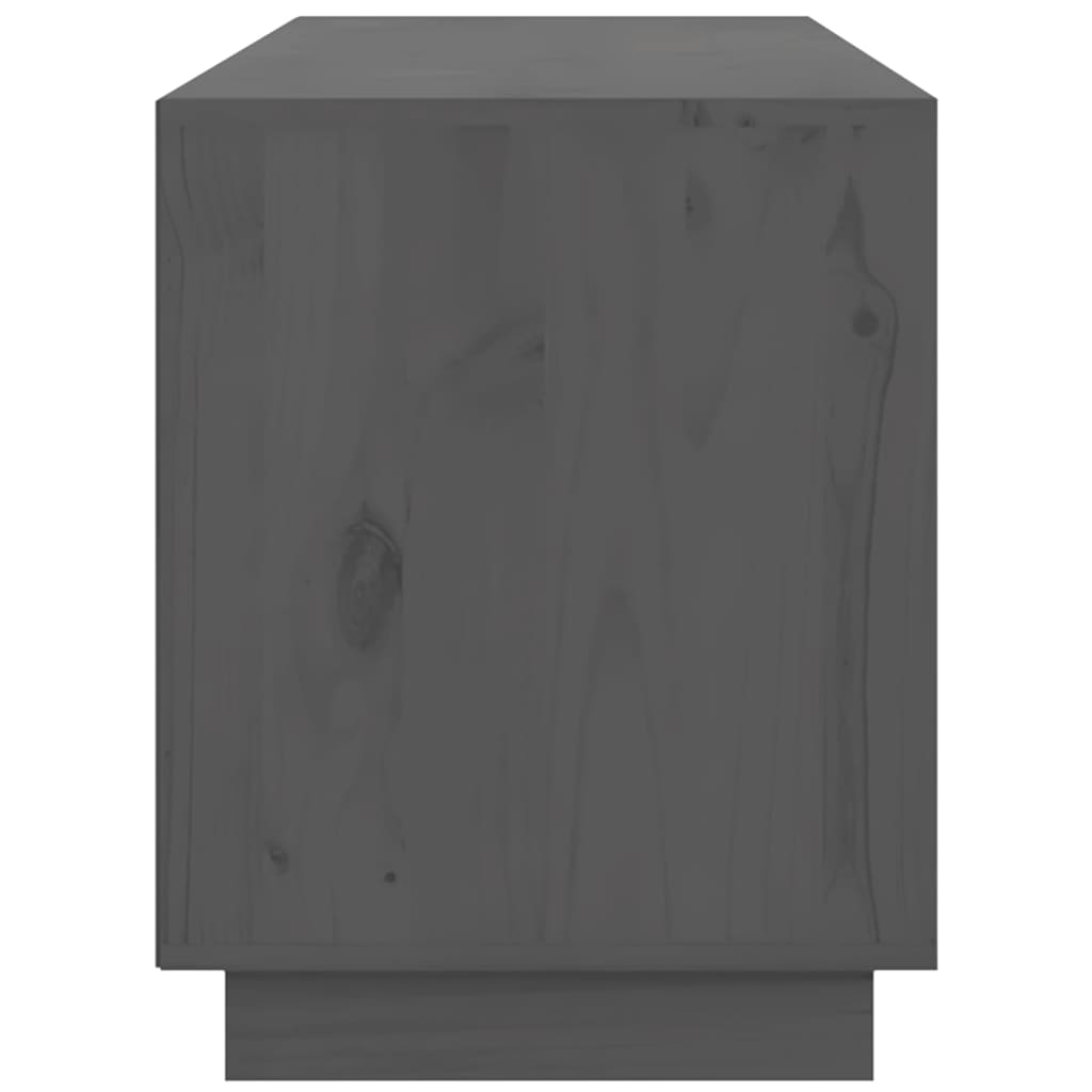 vidaXL Comodă TV, gri, 176x37x47,5 cm, lemn masiv de pin vidaXL Comodă TV, gri, 176x37x47,5 cm, lemn masiv de pin