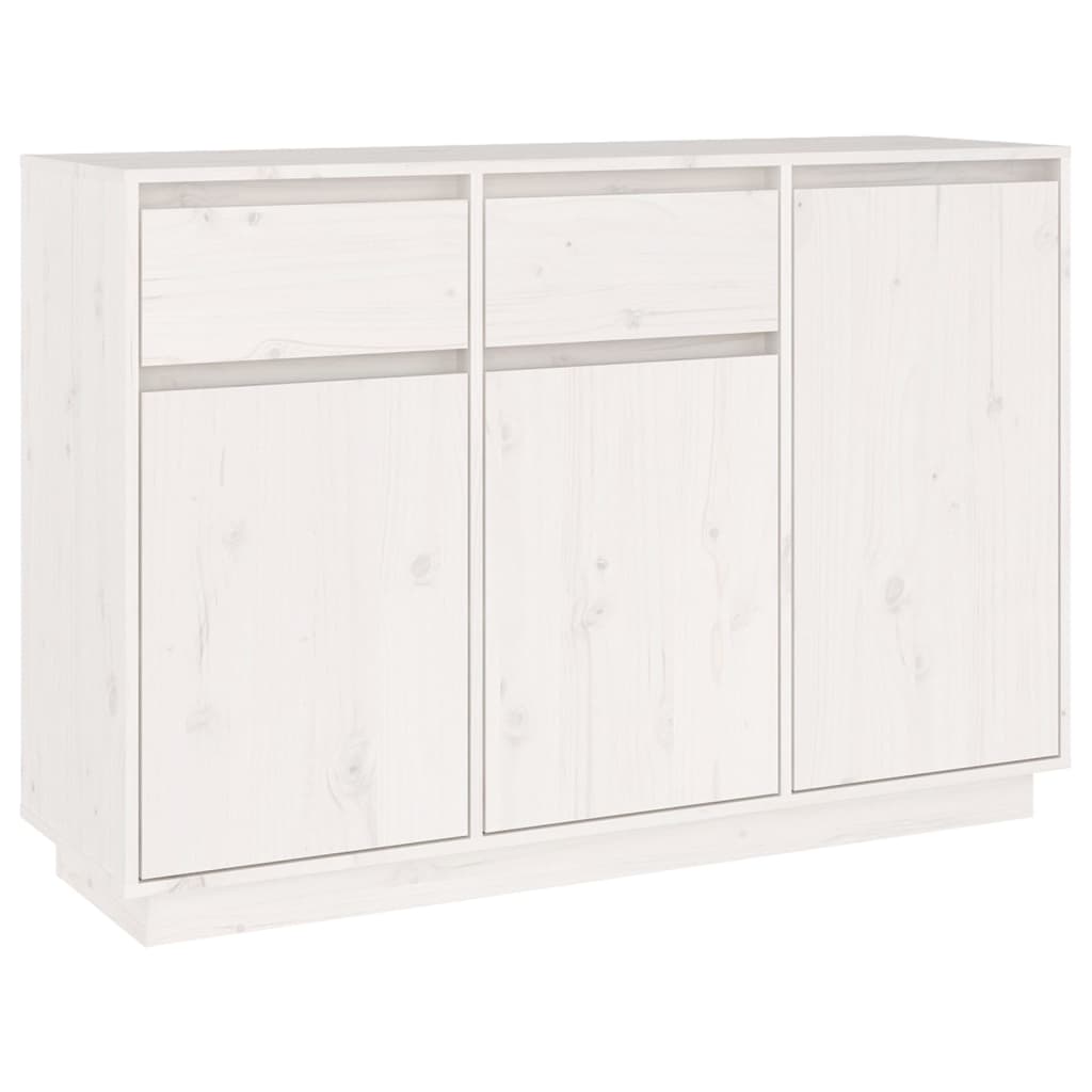 vidaXL Servantă, alb, 110x34x75 cm, lemn masiv de pin vidaXL Servantă, alb, 110x34x75 cm, lemn masiv de pin
