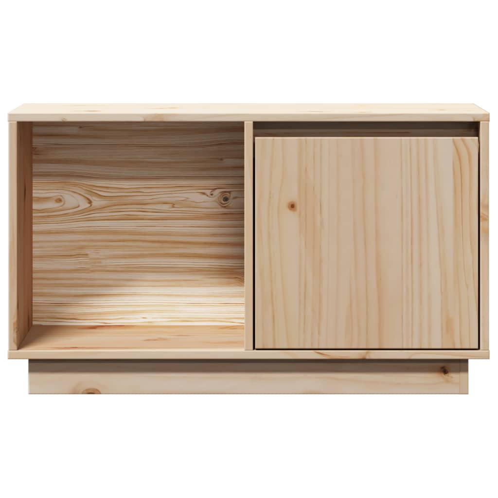 vidaXL Comodă TV, 74x35x44 cm, lemn masiv de pin