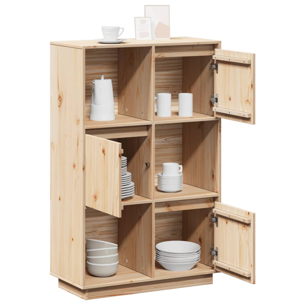 vidaXL Dulap înalt, 74x35x117 cm, lemn masiv de pin vidaXL Dulap înalt, 74x35x117 cm, lemn masiv de pin