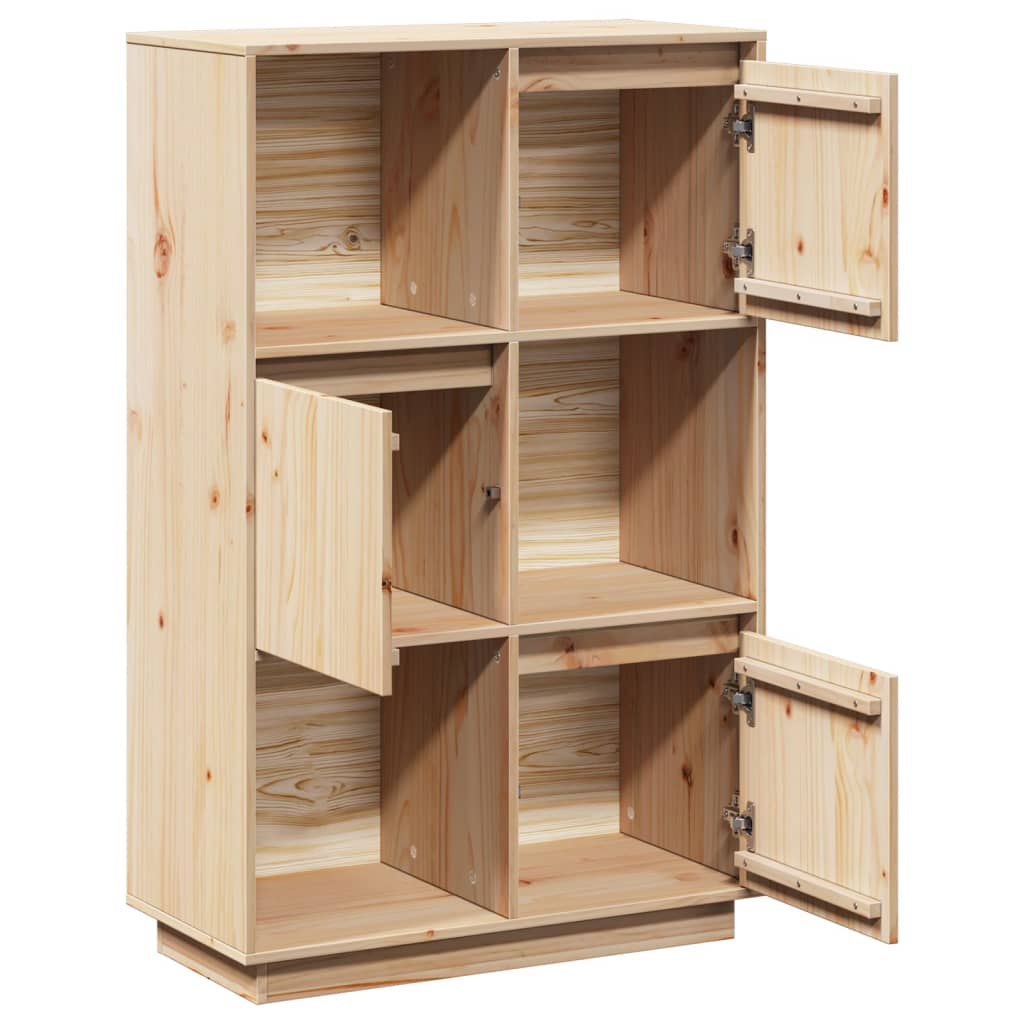vidaXL Dulap înalt, 74x35x117 cm, lemn masiv de pin vidaXL Dulap înalt, 74x35x117 cm, lemn masiv de pin