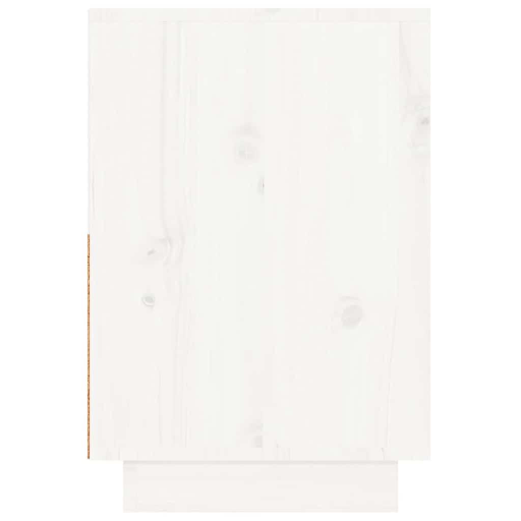 vidaXL Noptiere, 2 buc., alb, 60x34x51 cm, lemn masiv de pin vidaXL Noptiere, 2 buc., alb, 60x34x51 cm, lemn masiv de pin