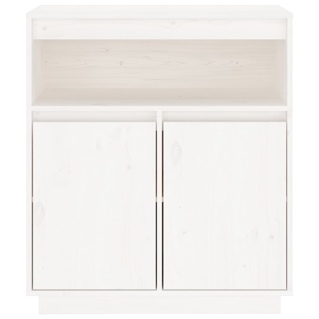 vidaXL Servantă, alb, 70x34x80 cm, lemn masiv de pin vidaXL Servantă, alb, 70x34x80 cm, lemn masiv de pin
