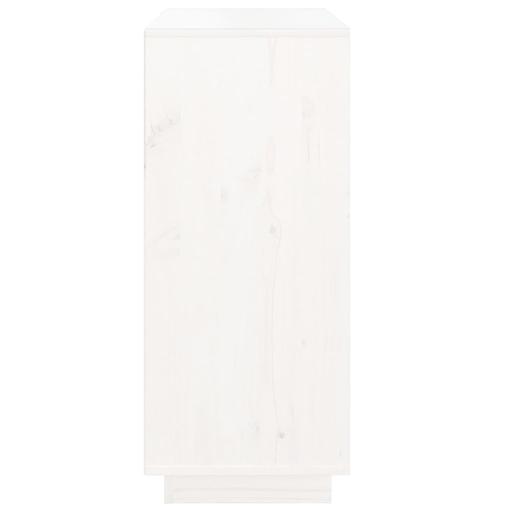 vidaXL Servantă, alb, 70x34x80 cm, lemn masiv de pin vidaXL Servantă, alb, 70x34x80 cm, lemn masiv de pin