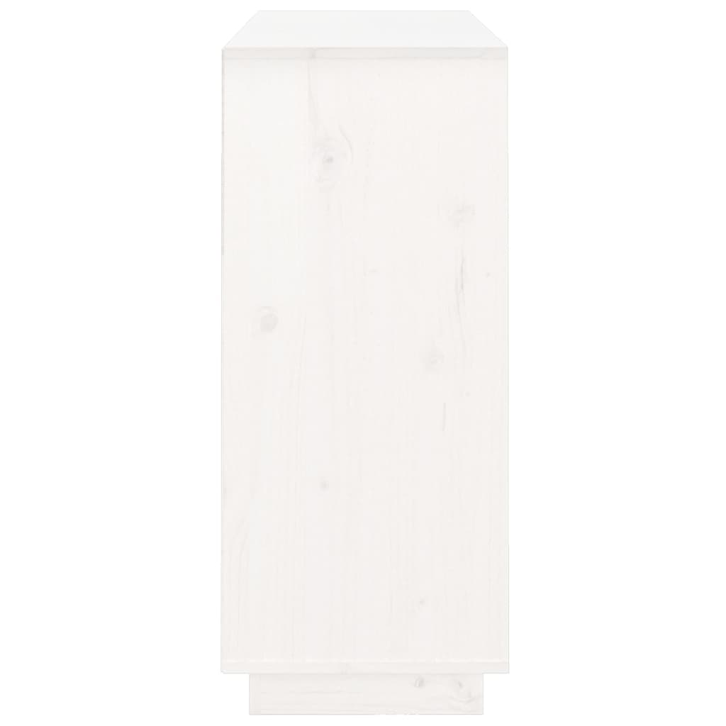 vidaXL Servantă, alb, 104,5x34x80 cm, lemn masiv de pin vidaXL Servantă, alb, 104,5x34x80 cm, lemn masiv de pin