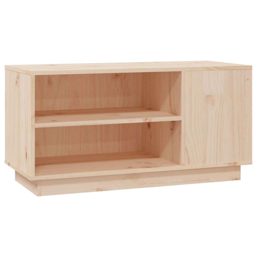 vidaXL Comodă TV, 80x35x40,5 cm, lemn masiv de pin
