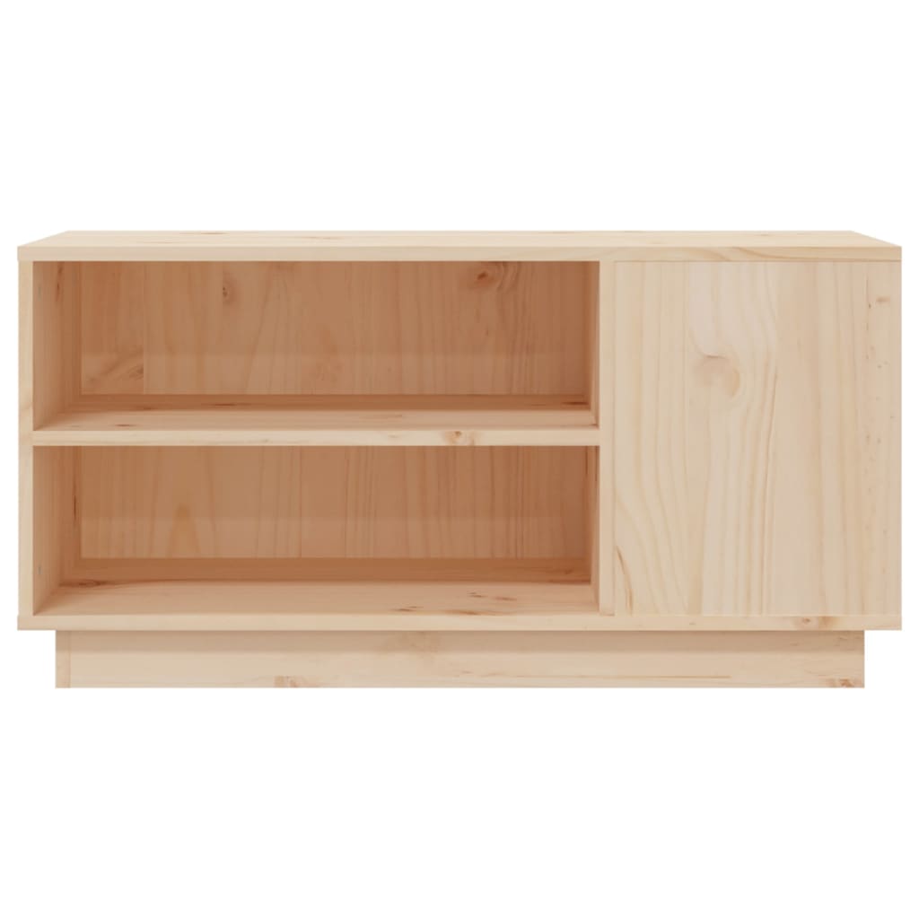 vidaXL Comodă TV, 80x35x40,5 cm, lemn masiv de pin