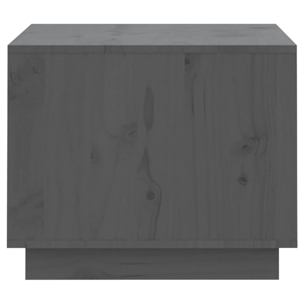 vidaXL Măsuță de cafea, gri, 120x50x40,5 cm, lemn masiv de pin vidaXL Măsuță de cafea, gri, 120x50x40,5 cm, lemn masiv de pin