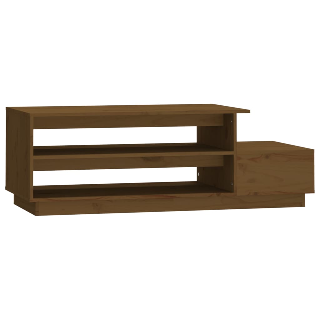 vidaXL Măsuță de cafea, maro miere, 120x50x40,5 cm, lemn masiv de pin vidaXL Măsuță de cafea, maro miere, 120x50x40,5 cm, lemn masiv de pin