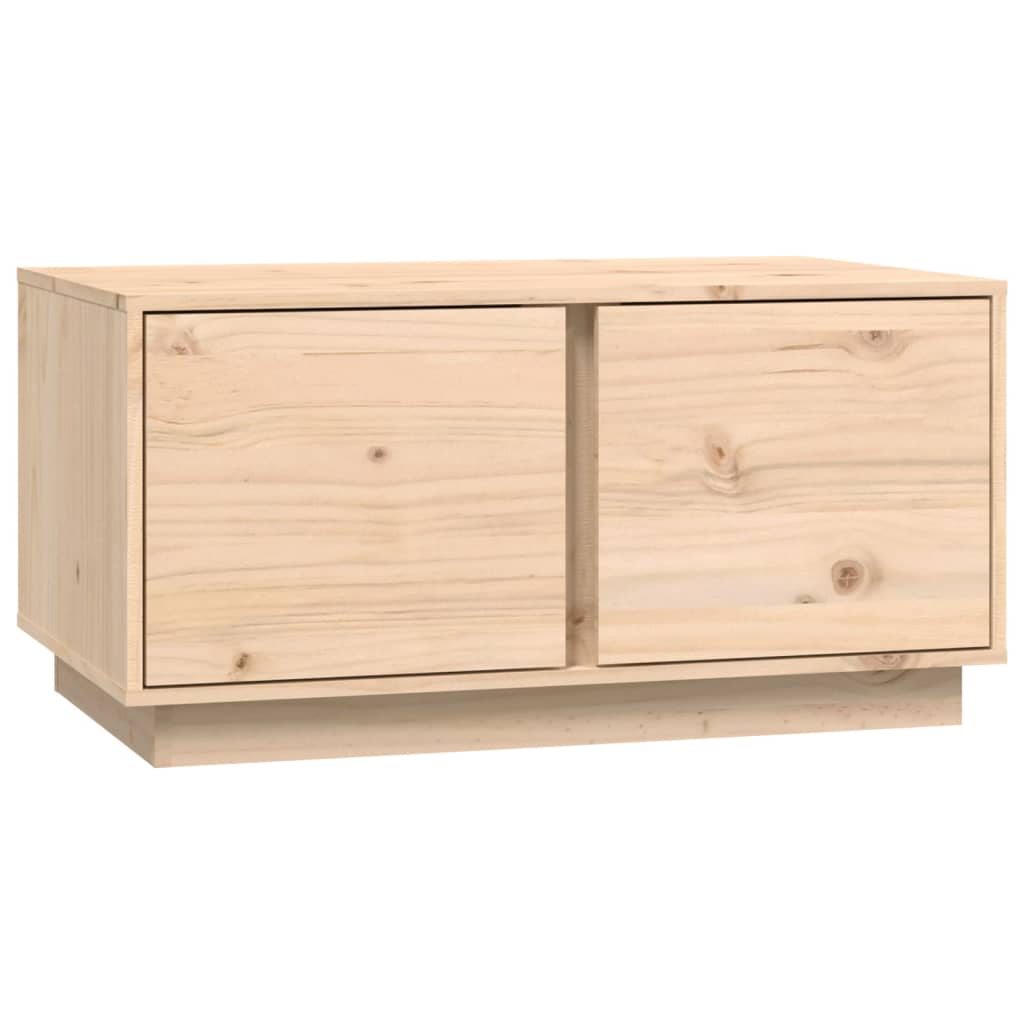 vidaXL Măsuță de cafea, 80x50x40 cm, lemn masiv de pin vidaXL Măsuță de cafea, 80x50x40 cm, lemn masiv de pin