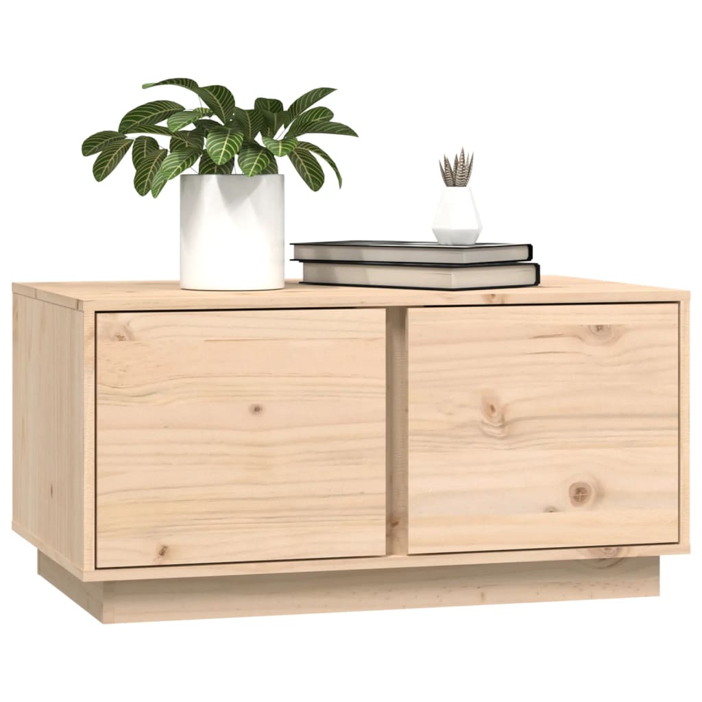 vidaXL Măsuță de cafea, 80x50x40 cm, lemn masiv de pin vidaXL Măsuță de cafea, 80x50x40 cm, lemn masiv de pin
