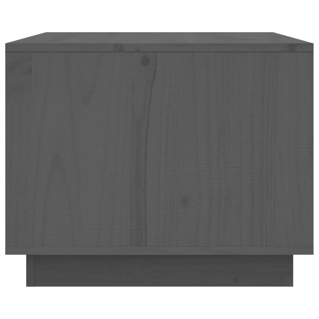 vidaXL Măsuță de cafea, gri, 80x50x40 cm, lemn masiv de pin vidaXL Măsuță de cafea, gri, 80x50x40 cm, lemn masiv de pin