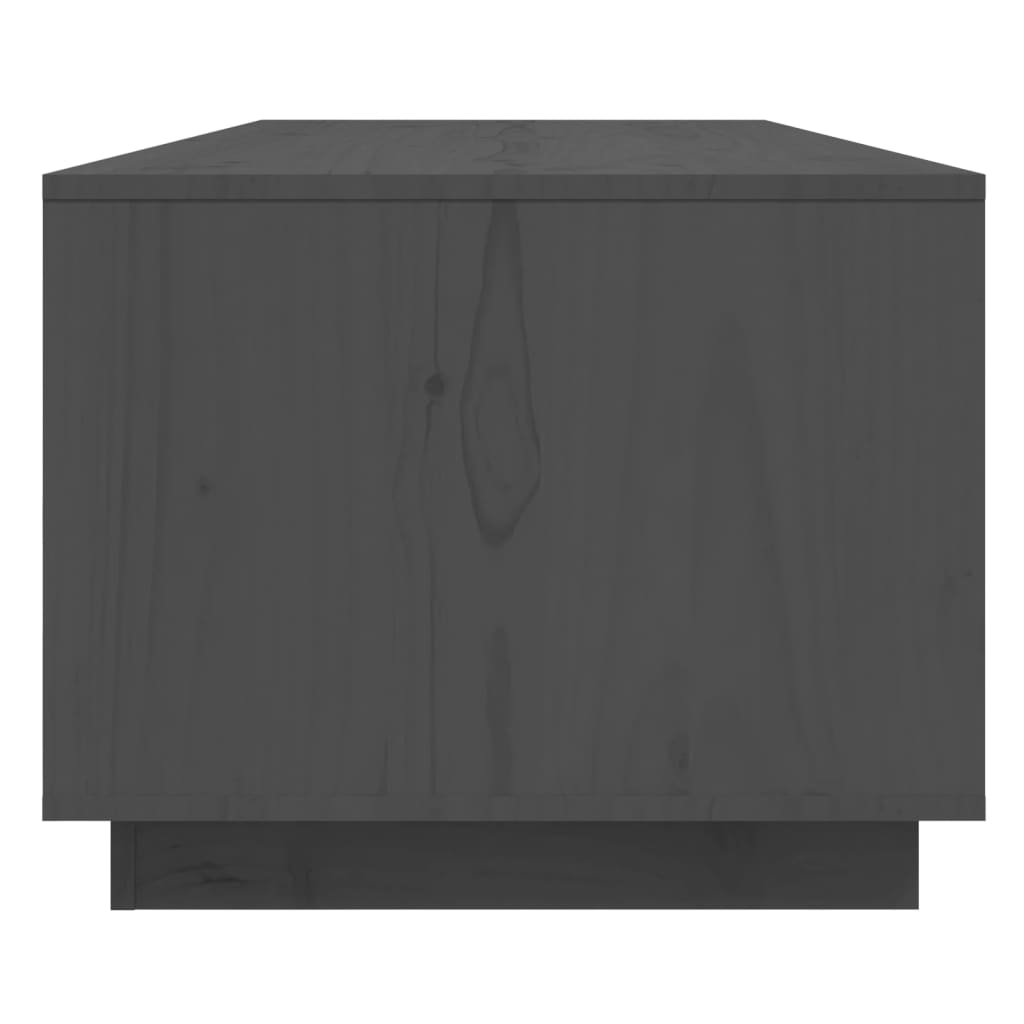vidaXL Măsuță de cafea, gri, 110x50x40 cm, lemn masiv de pin