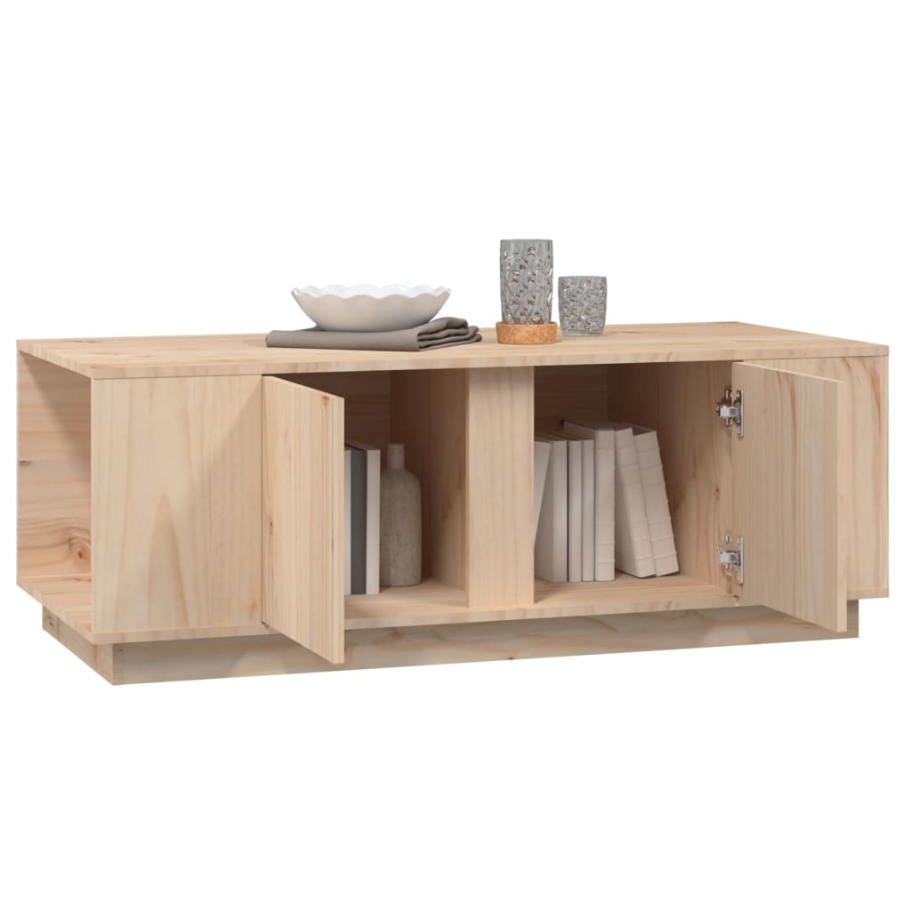 vidaXL Măsuță de cafea, 110x50x40 cm, lemn masiv de pin vidaXL Măsuță de cafea, 110x50x40 cm, lemn masiv de pin