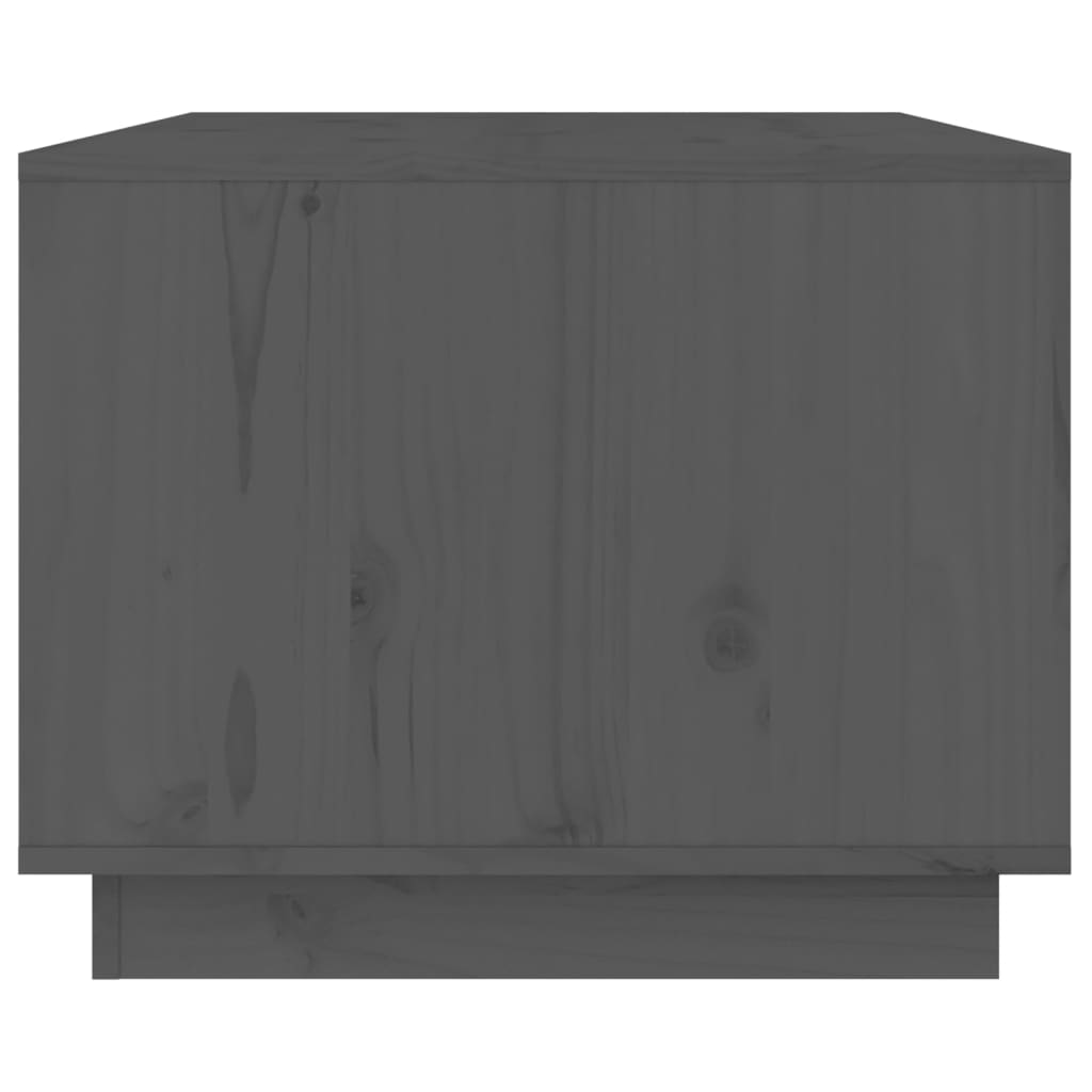vidaXL Măsuță de cafea, gri, 80x50x40 cm, lemn masiv de pin vidaXL Măsuță de cafea, gri, 80x50x40 cm, lemn masiv de pin