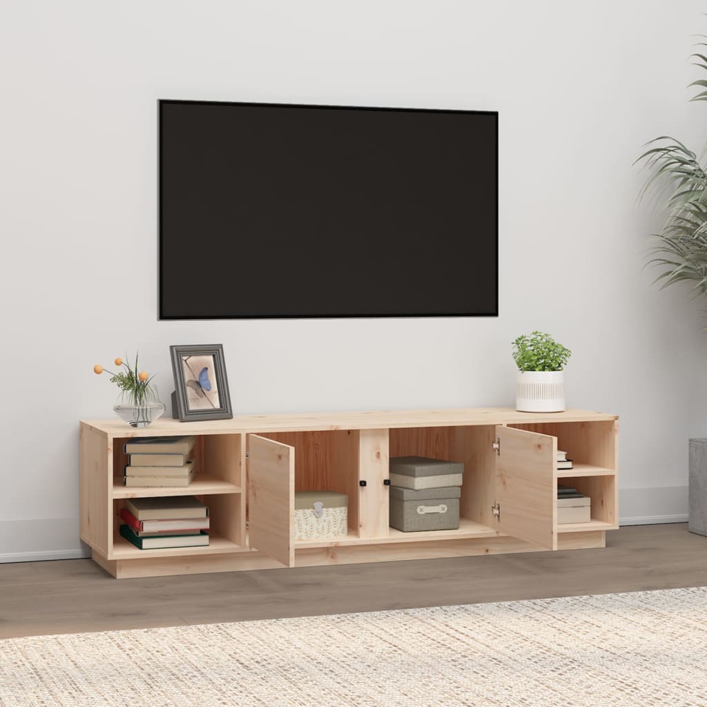 vidaXL Comodă TV, 156x40x40 cm, lemn masiv de pin